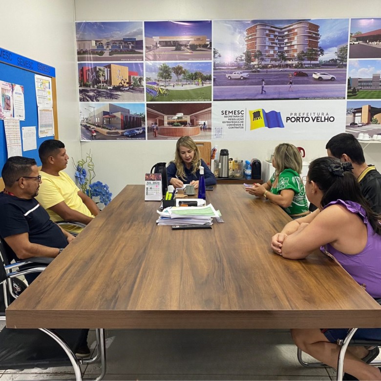 VISITA - Semesc recebe visita da Comiss&atilde;o da Pra&ccedil;a Greenville, em busca de melhorias para o local 