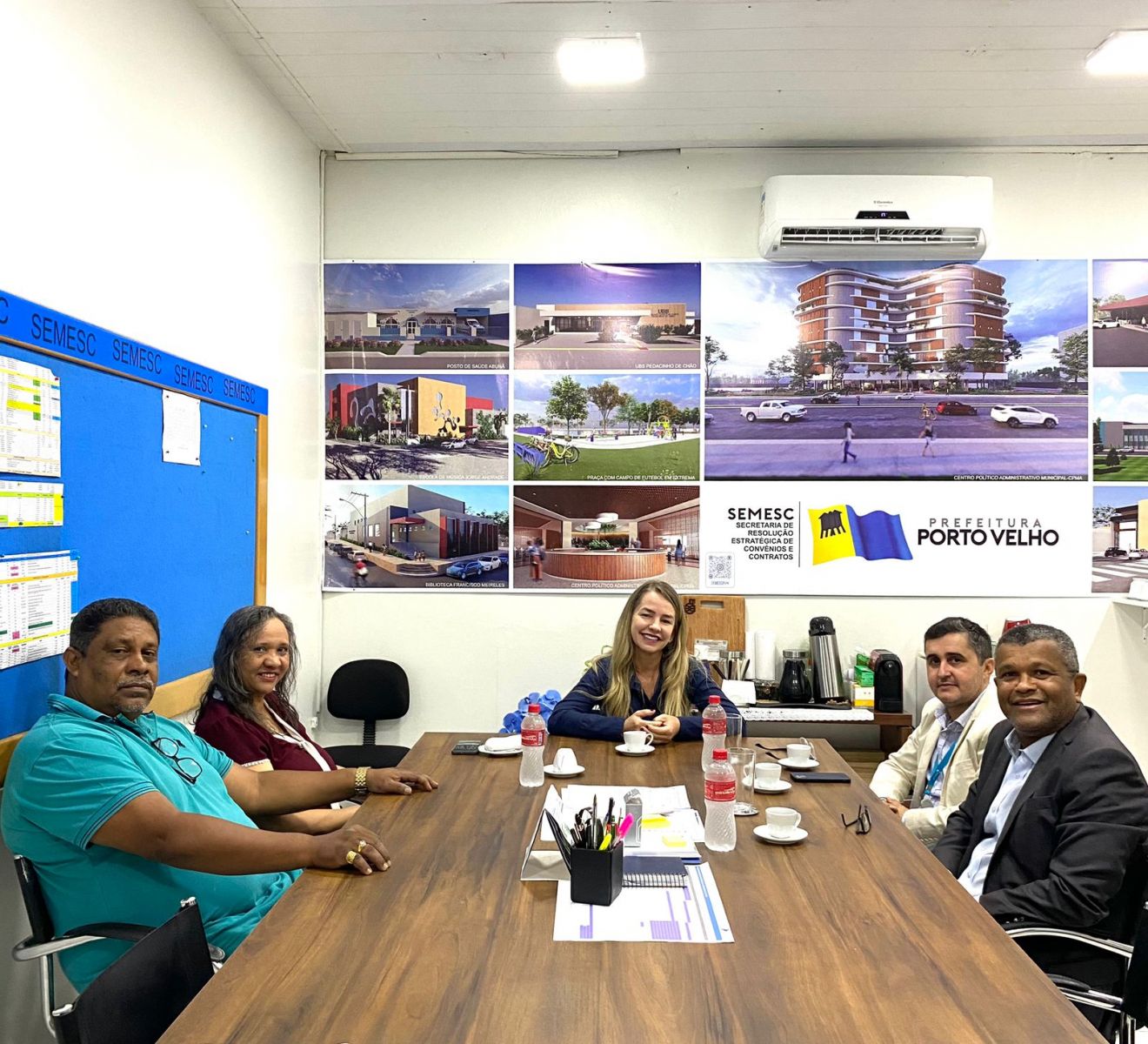 Equipe Semesc e Representantes da Empresa Energisa